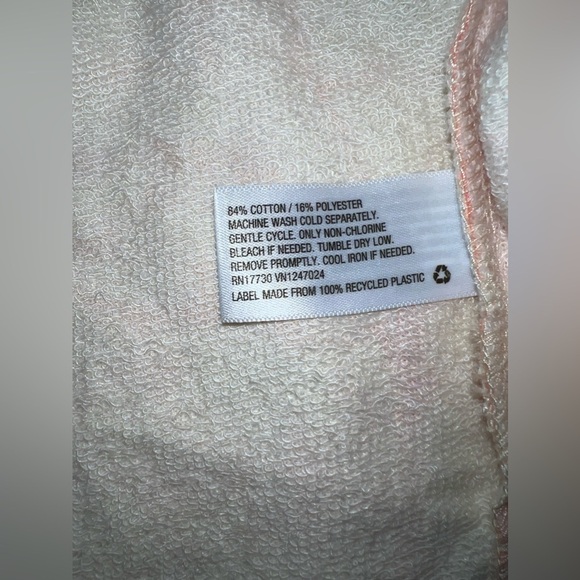 NWOT RACHEL COMEY Target Plus Tie Dye Orange French Terry Cropped Sweatshirt - Picture 7 of 8